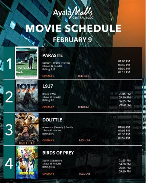 ayala central bloc movie schedule